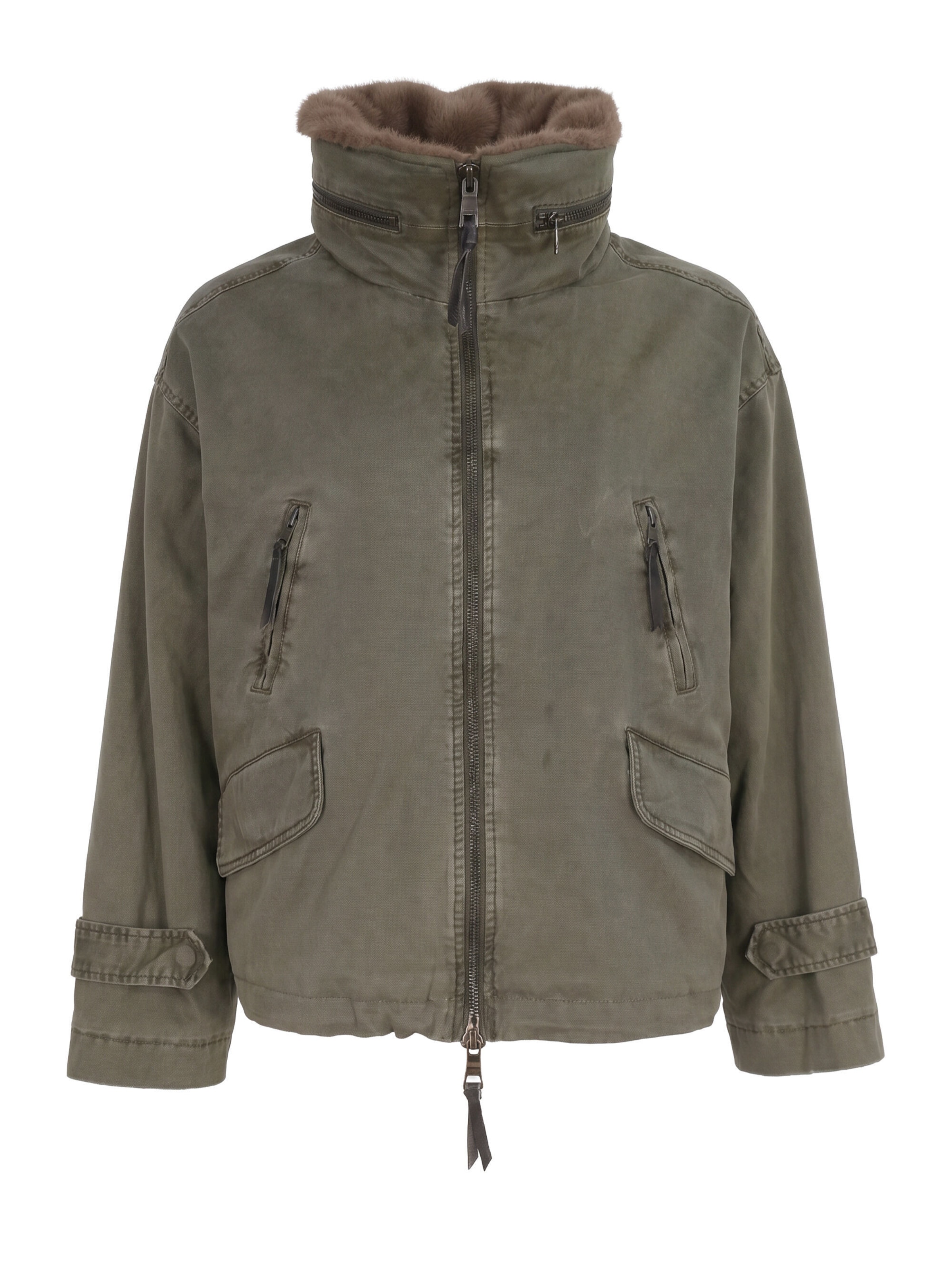 BLONDE No. 8 Winter Jacket 'Tyra II' in Green: front