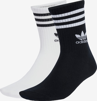 ADIDAS ORIGINALS Sukat '3-Stripes Crew 10 Pairs' värissä musta / valkoinen, Tuotenäkymä