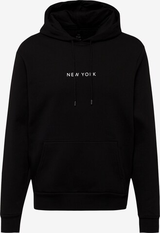River Island Sweatshirt 'New York' i svart: framsida