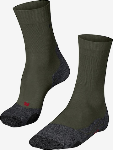 FALKE Sportsocken 'TK2 Explore' in Grün: Vorderseite