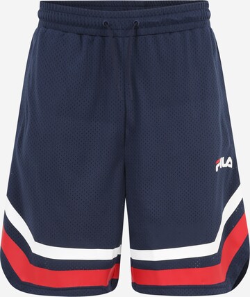 FILA Loosefit Broek 'LASHIO' in Blauw: voorkant