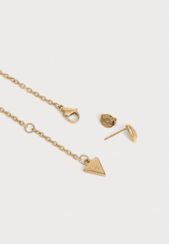 GUESS - Conjuntos de bijuteria 'CRYSTAL LOVE' em ouro
