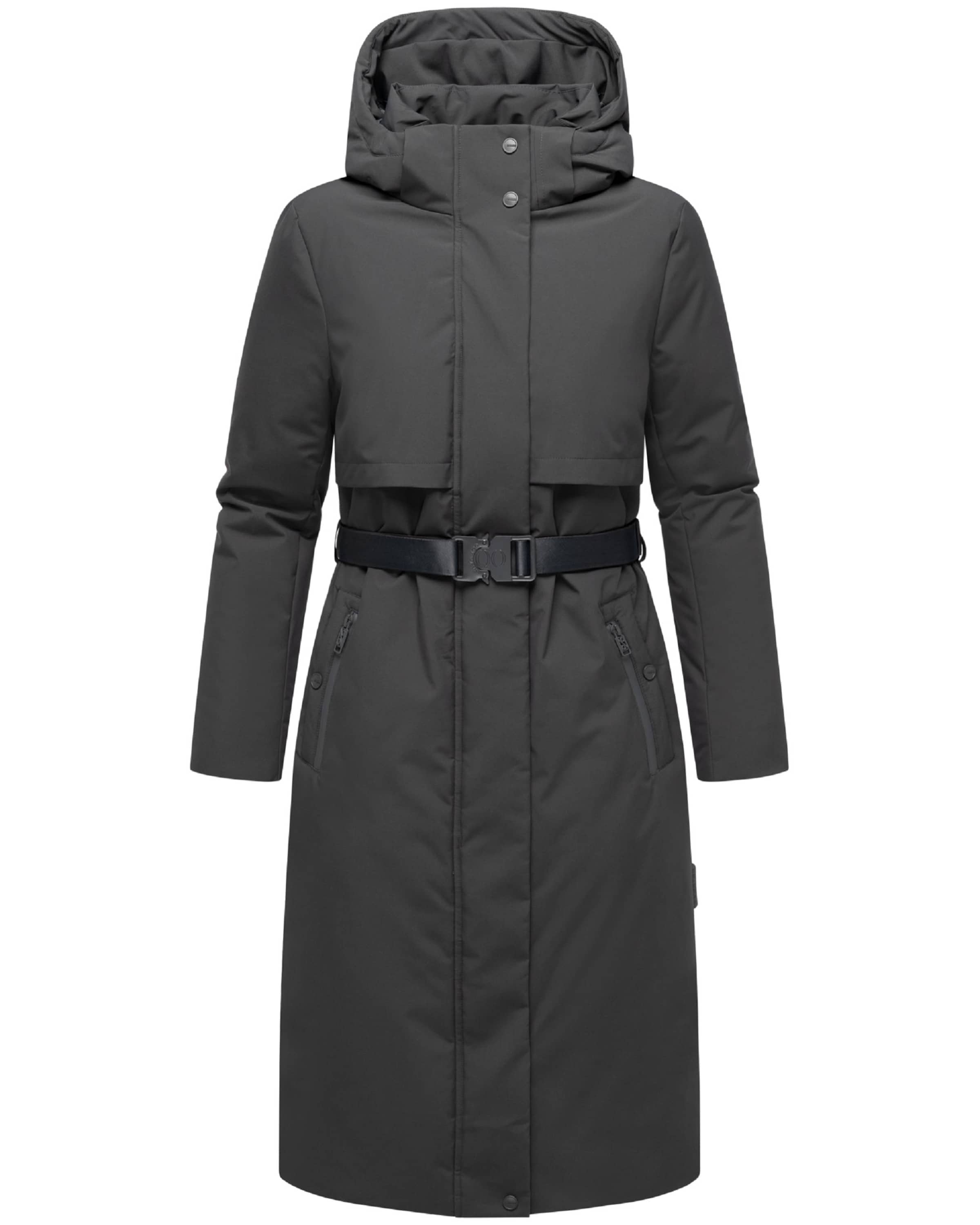 Manteau fonctionnel 'Waldbummler 14' NAVAHOO en gris : devant