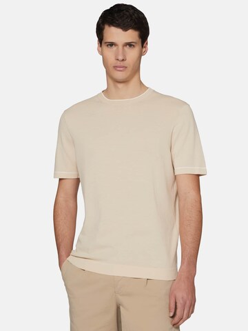 Boggi Milano T-Shirt in Beige: Vorderseite