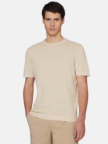 Boggi Milano - Camiseta en beige: frente