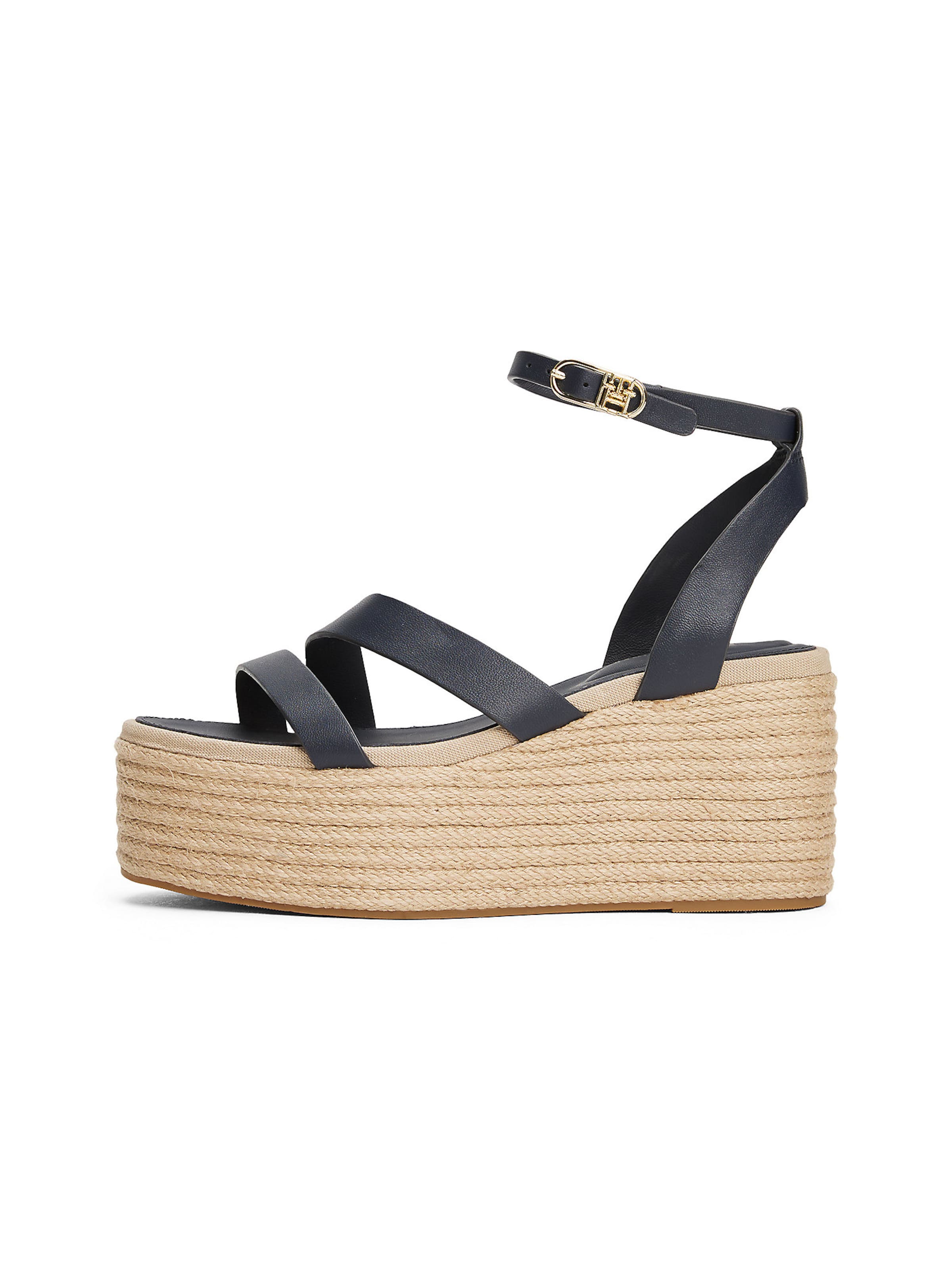 TOMMY HILFIGER Strap sandal in Blue: front