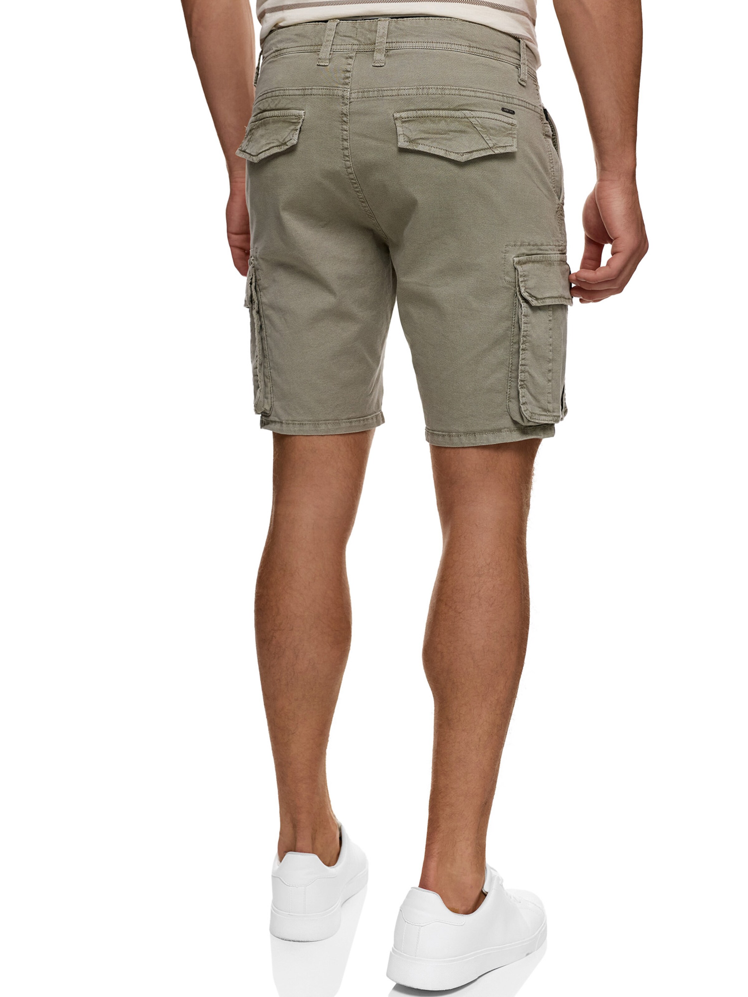 INDICODE JEANS Regular Shorts in Grau