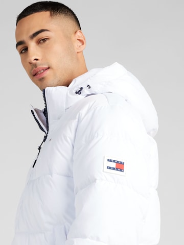 Tommy Jeans Winter Jacket 'ESSENTIAL' in White