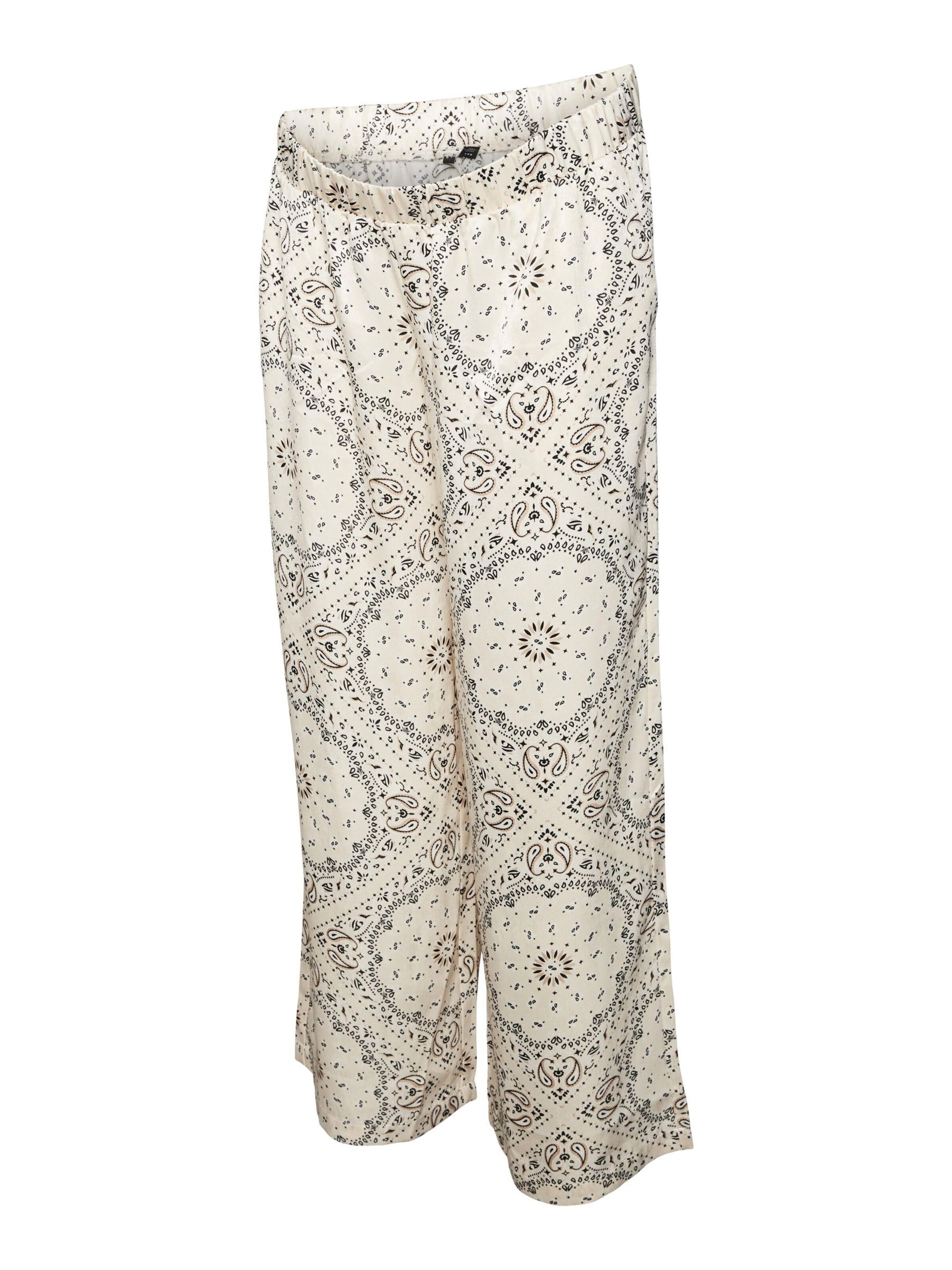 Wide Leg Pantalon 'VMMRINA' Vero Moda Maternity en beige : devant