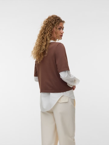 VERO MODA Kampsun 'VMSILJE', värv pruun