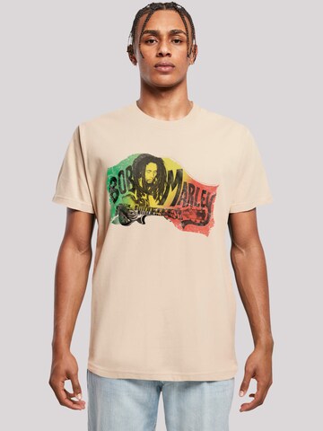 F4NT4STIC T-Shirt 'Bob Marley' in Beige: predná strana