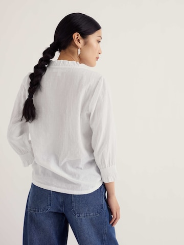 Seasalt Cornwall Blouse 'Feather Star' in Wit