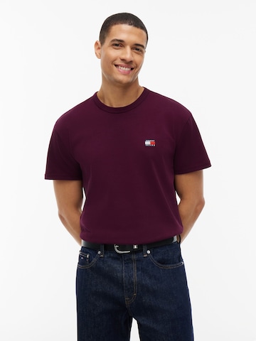 Tommy Jeans Tričko – fialová: přední strana