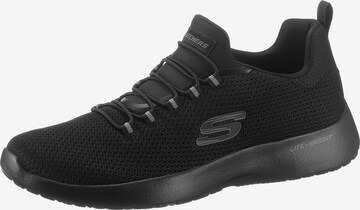 Sneaker bassa 'Dynamight' di SKECHERS in nero: frontale