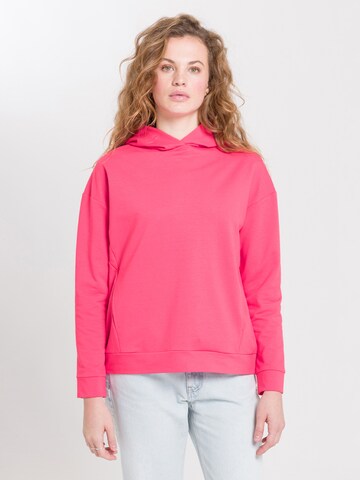 CROSS JEANS Sweatshirt '65337' in Pink: front