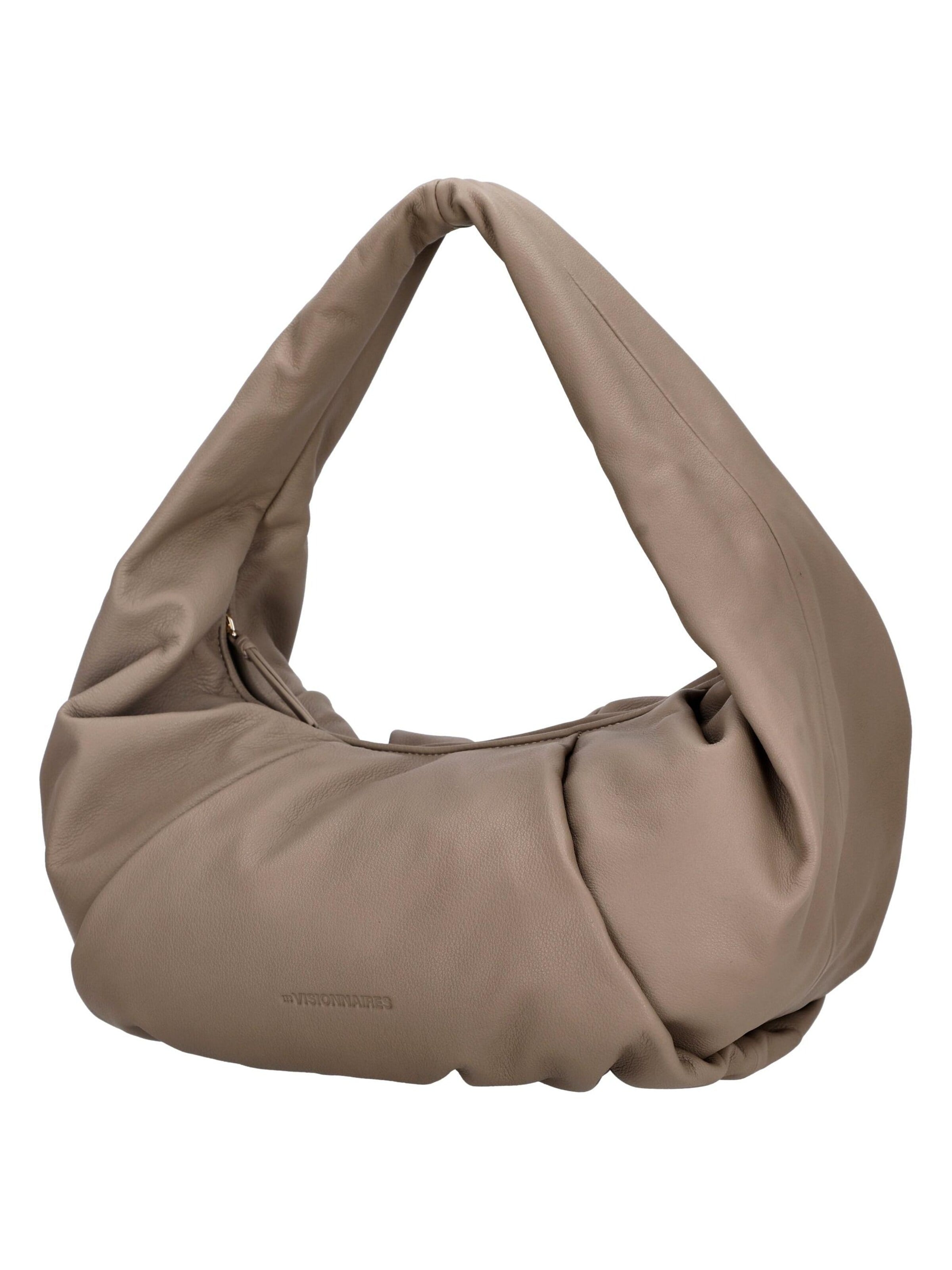 Les Visionnaires Handtasche 'Greta Essential Soft Grainy'‌‌ in Grau