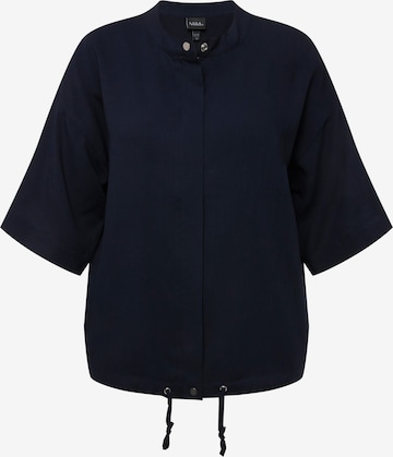 Ulla Popken Between-Season Jacket in Blue: front