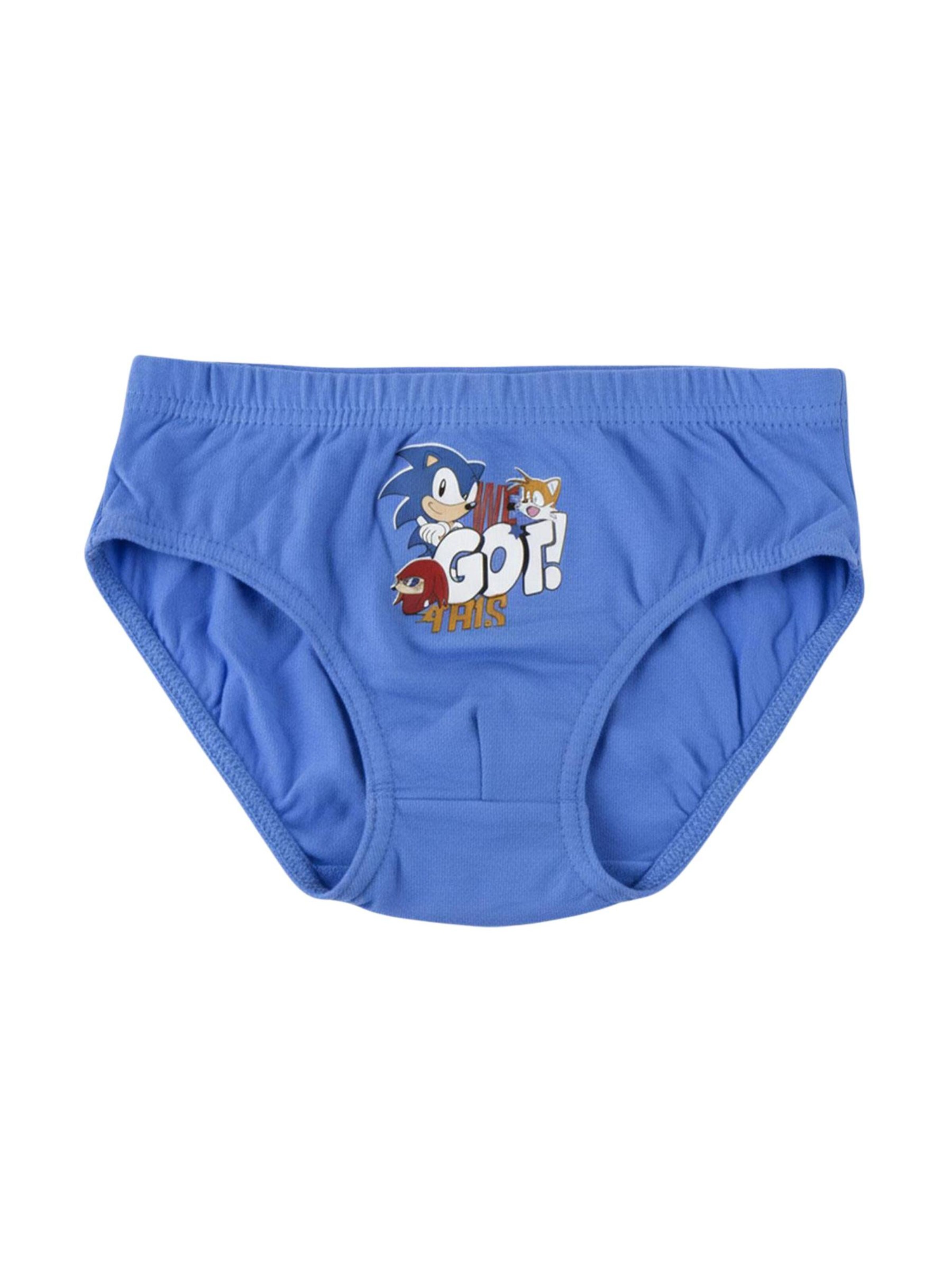 Sous-vêtements 'Jungen Unterwäsche-Set Single Jersey 3-teilig – Sonic' DISNEY en bleu
