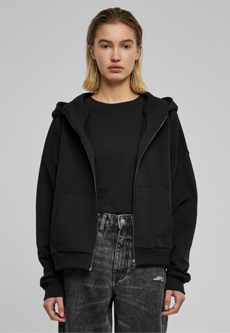 Veste de survêtement Urban Classics en noir : devant