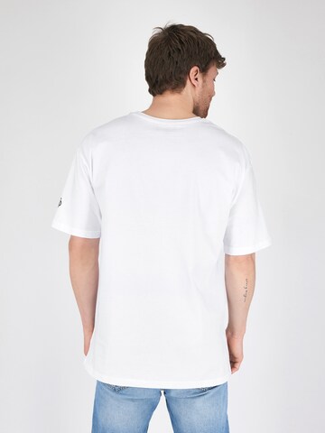 Magdeburg Los Angeles Shirt 'ESSENTIAL' in White: back