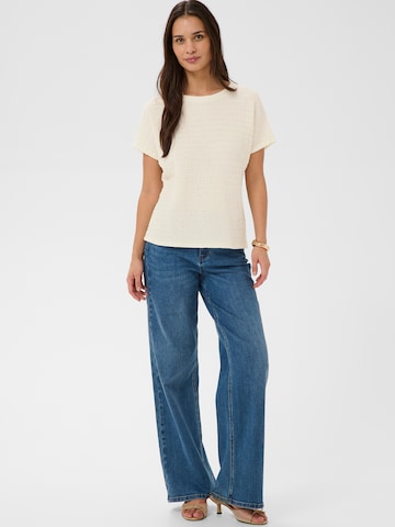 Kaffe T-Shirt 'KAfelicity' in Weiß