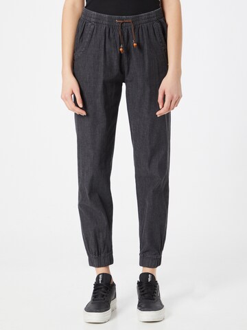 Alife and Kickin Tapered Broek 'AliciaAK' in Zwart: voorkant