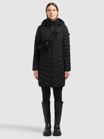 khujo Wintermantel 'Brigett' in Zwart