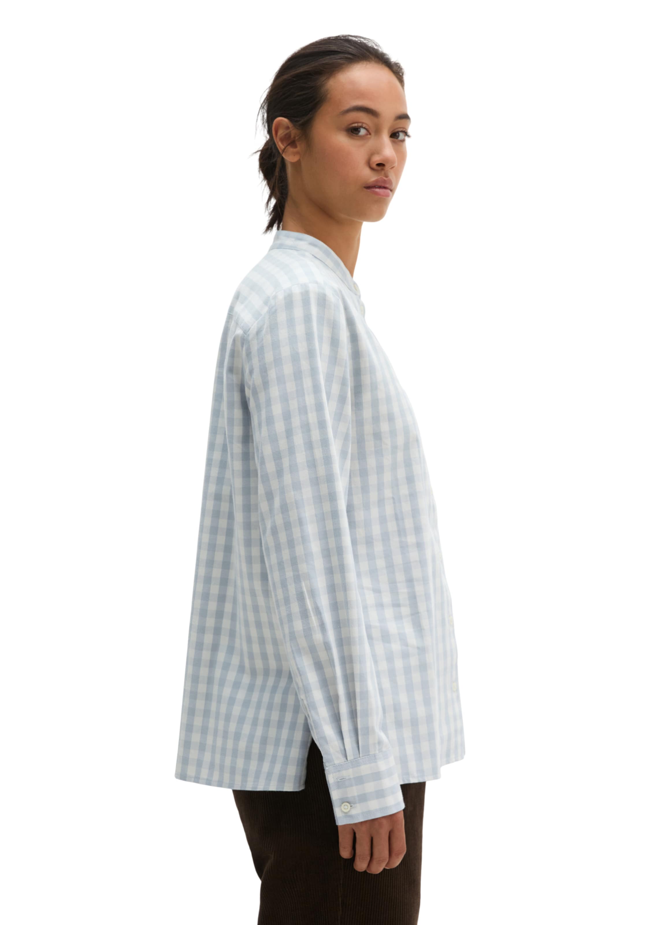 Marc O'Polo Blouse in Blauw: zijkant