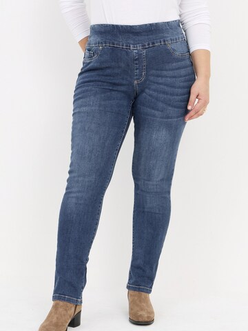 Cellbes of Sweden Skinny Jeggings in Blue: front