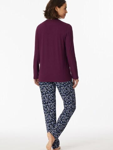 SCHIESSER Pajama in Purple