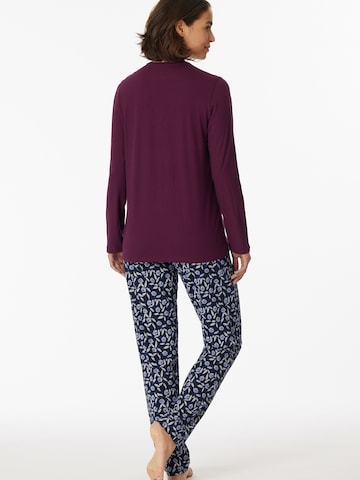 SCHIESSER Pajama in Purple
