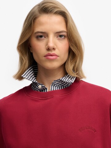 Felpa 'ESSENTIAL' di Superdry & Co in rosso