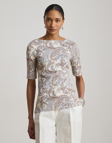 Lauren Ralph Lauren Póló - bézs: elől