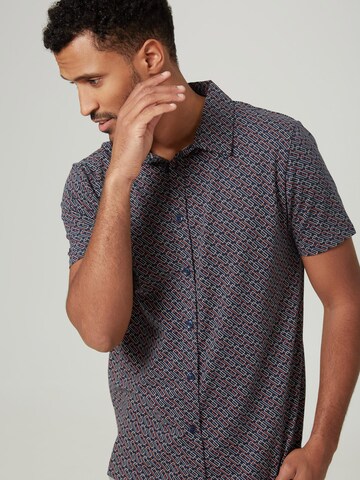 4funkyflavours Regular fit Button Up Shirt '12.38' in Blue