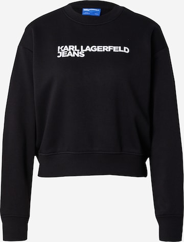 Felpa 'Essential' di KARL LAGERFELD JEANS in nero: frontale