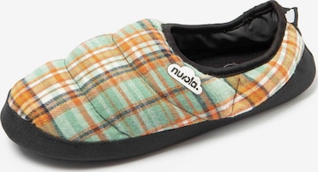 Nuvola. Slipper 'Classic Scotland' in Green: front