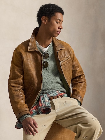 Polo Ralph Lauren Демисезонная куртка в Коричневый: спереди