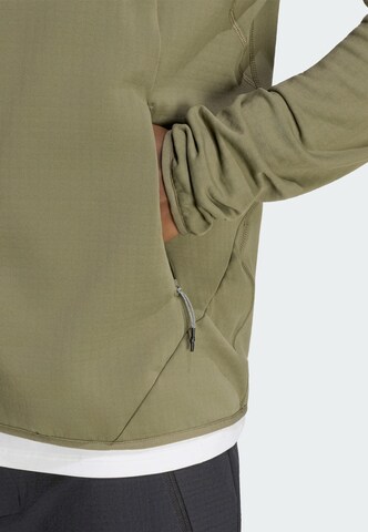 Veste en polaire fonctionnelle 'Xperior' ADIDAS TERREX en vert