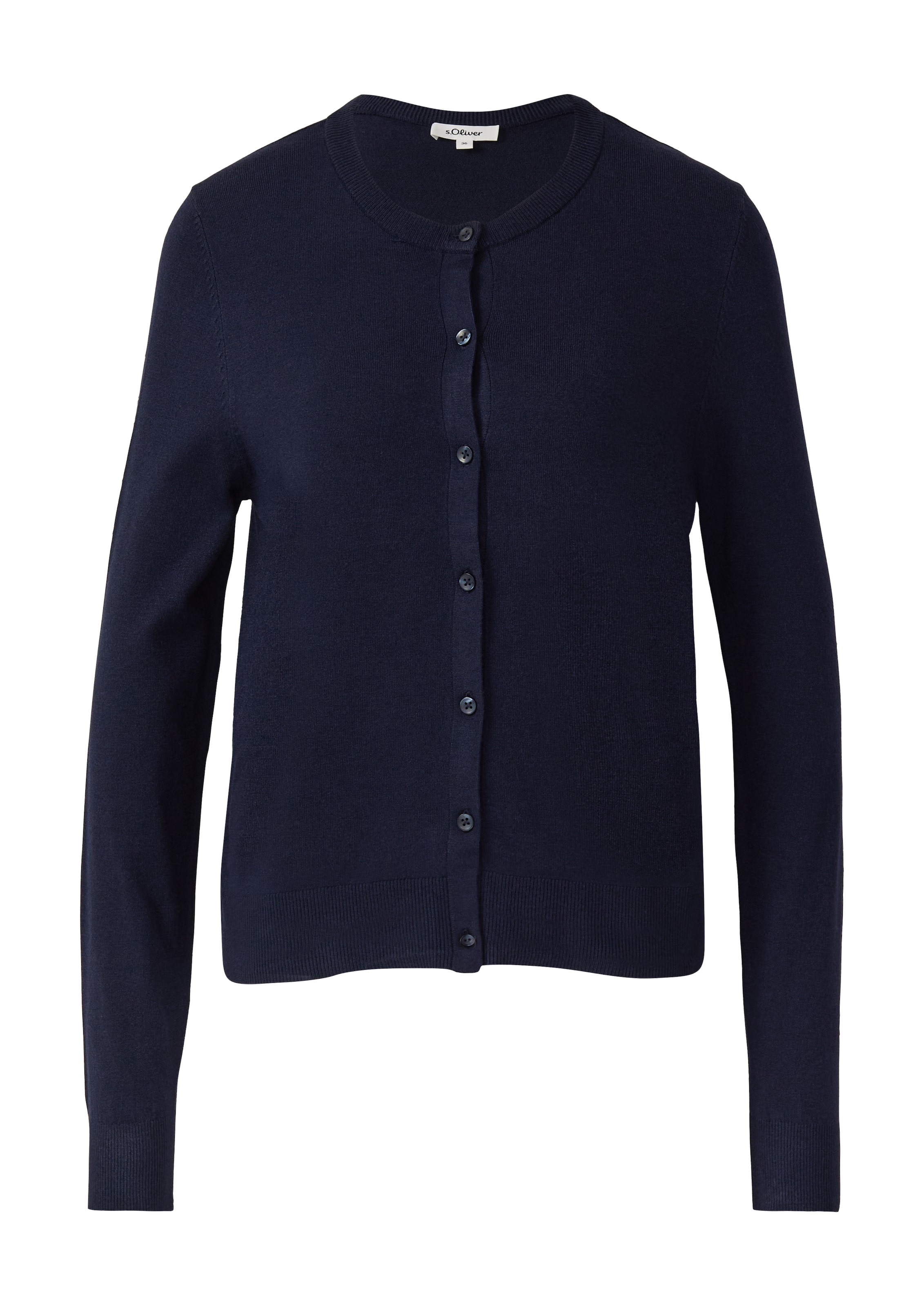 Cardigan s.Oliver en bleu : devant