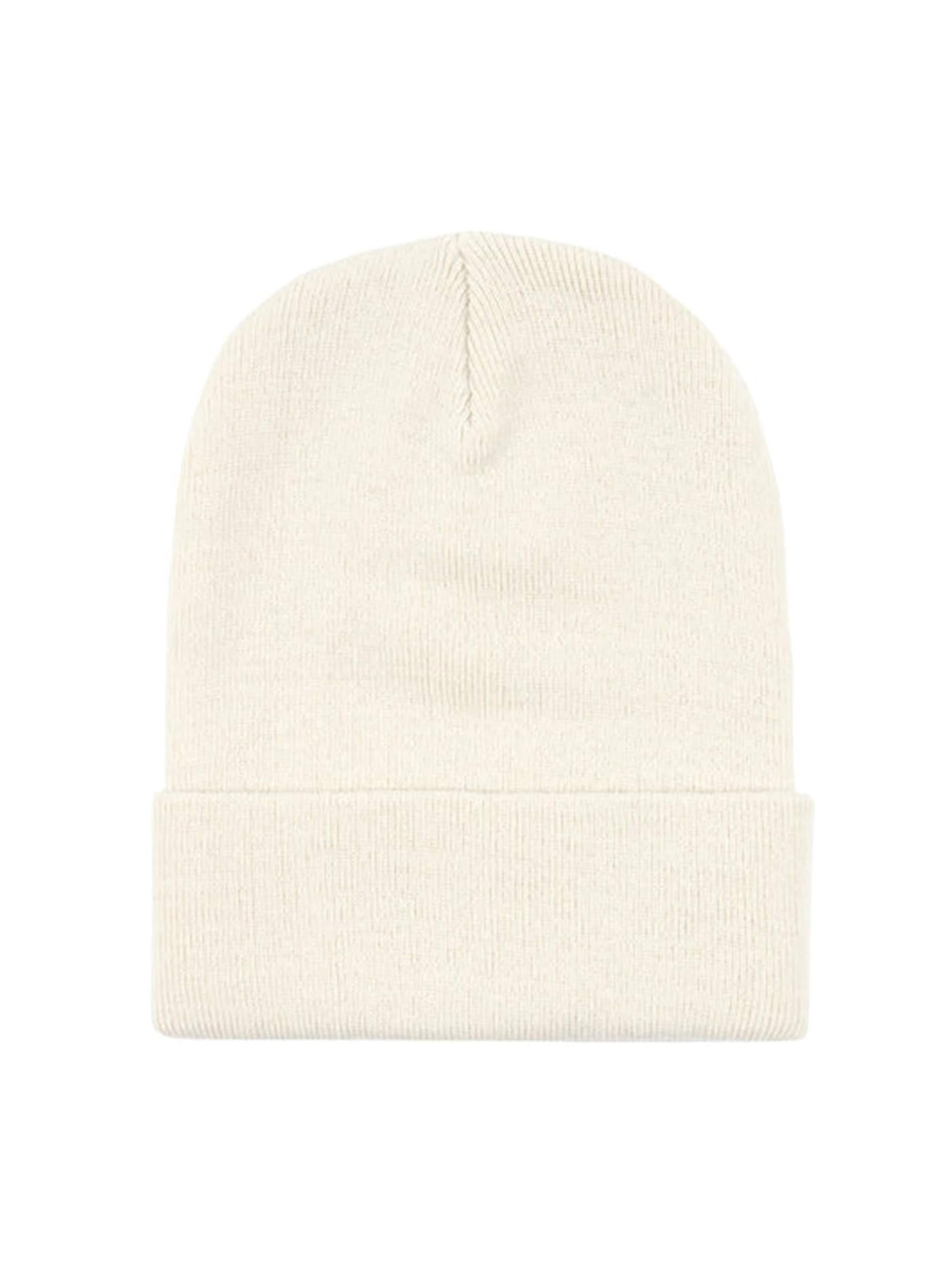 PENFIELD Hat 'Bear Reverse Badge Be Marshmallow' i hvid