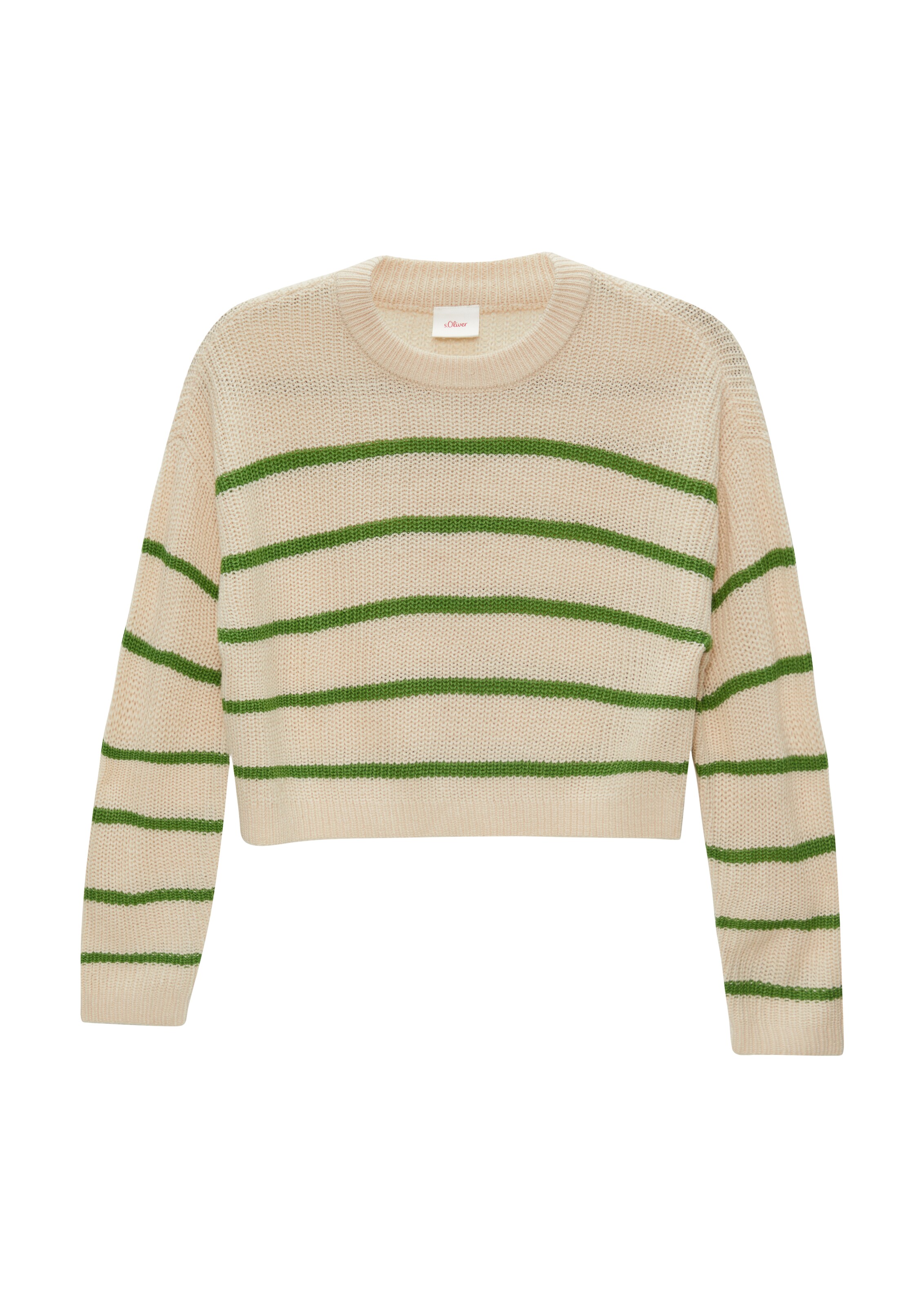 s.Oliver Trui in Beige: voorkant