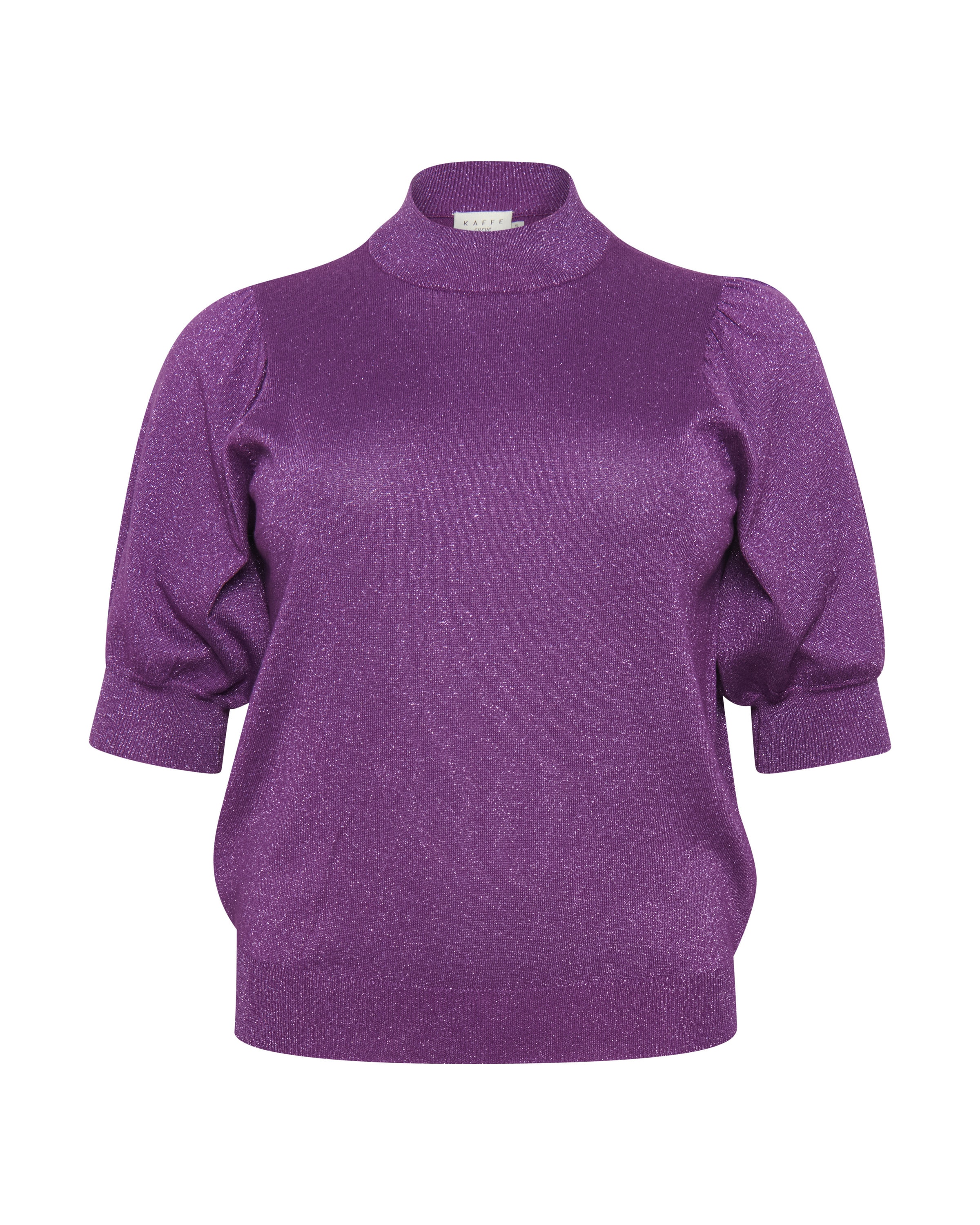 KAFFE CURVE Pullover 'KC Regitta' in Lila: Vorderseite