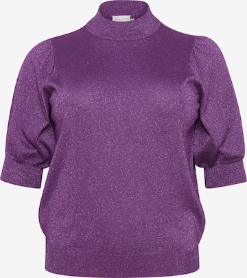 Pull-over 'KC Regitta' KAFFE CURVE en violet : devant