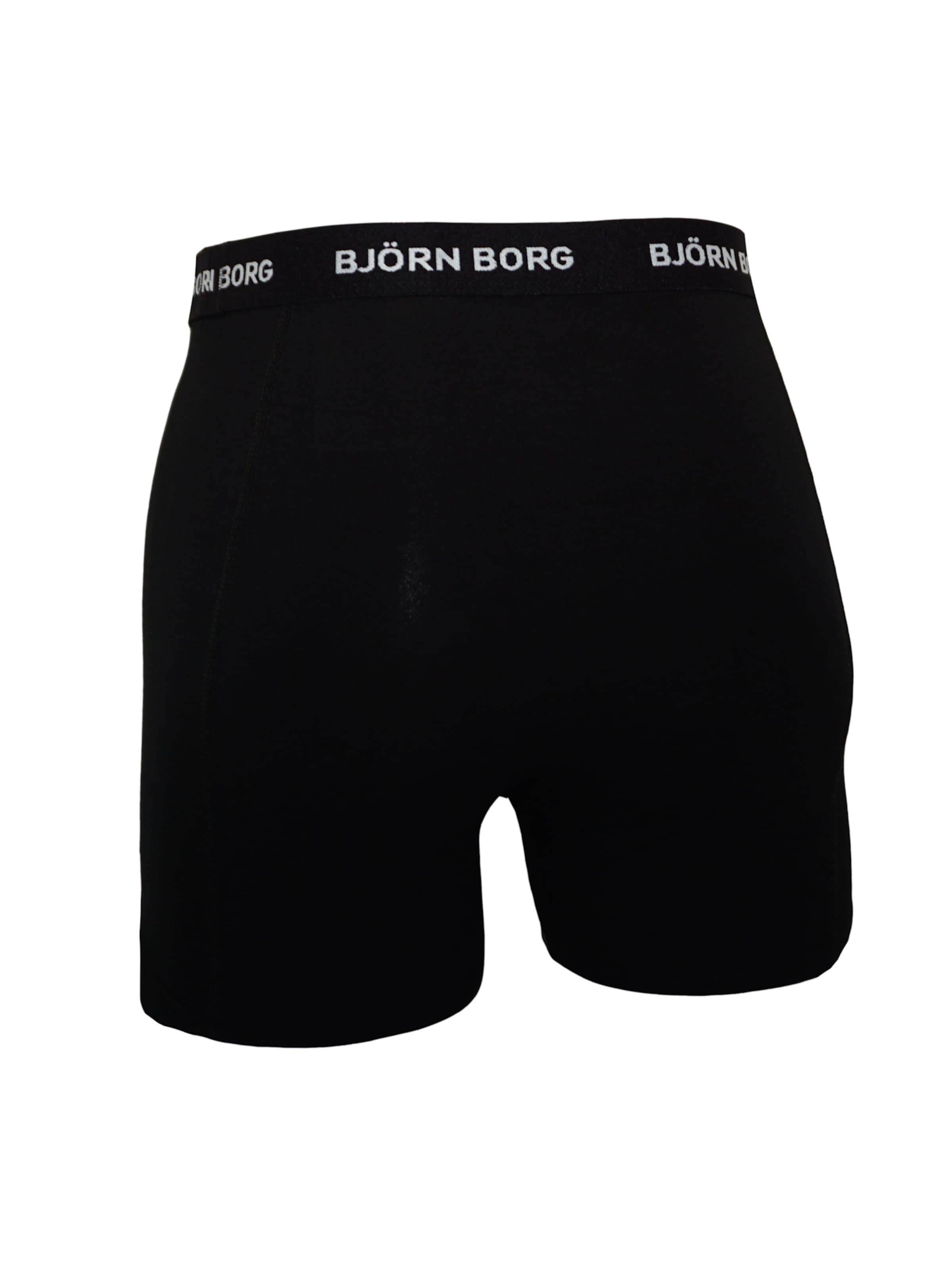 BJÖRN BORG Boksershorts 'Solid' i sort