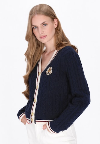 Cardigan DreiMaster Maritim en bleu : devant