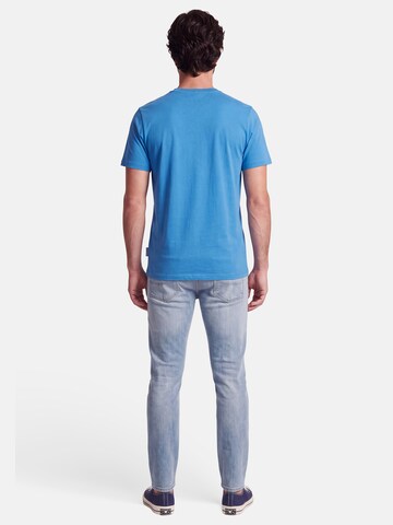 salzhaut Shirt 'Diek - Moin' in Blue: back