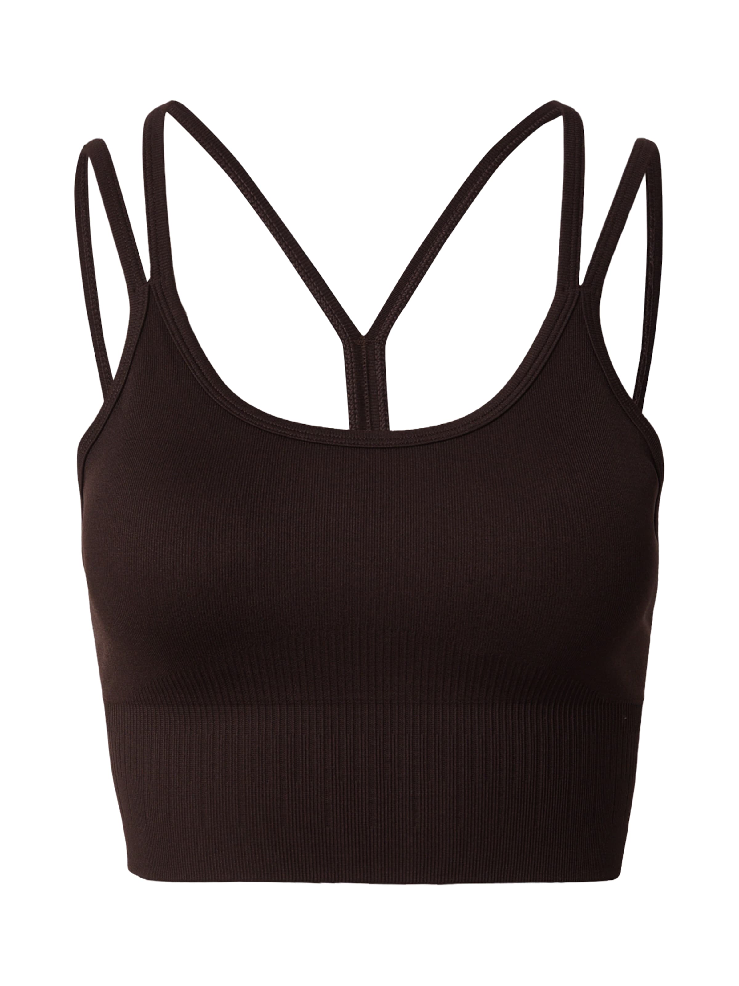 ONLY PLAY Bralette Sports Bra 'ONPFRION-2' in Brown: front