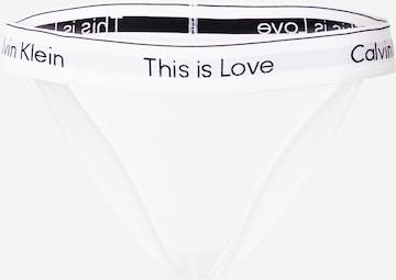 Calvin Klein Underwear Слип в бяло: отпред