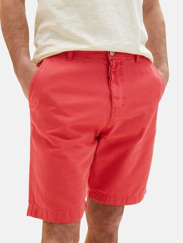 TOM TAILOR Regular Chino in Rood