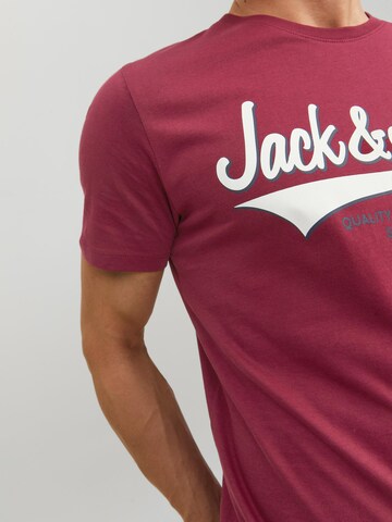 purpurinė JACK & JONES Marškinėliai